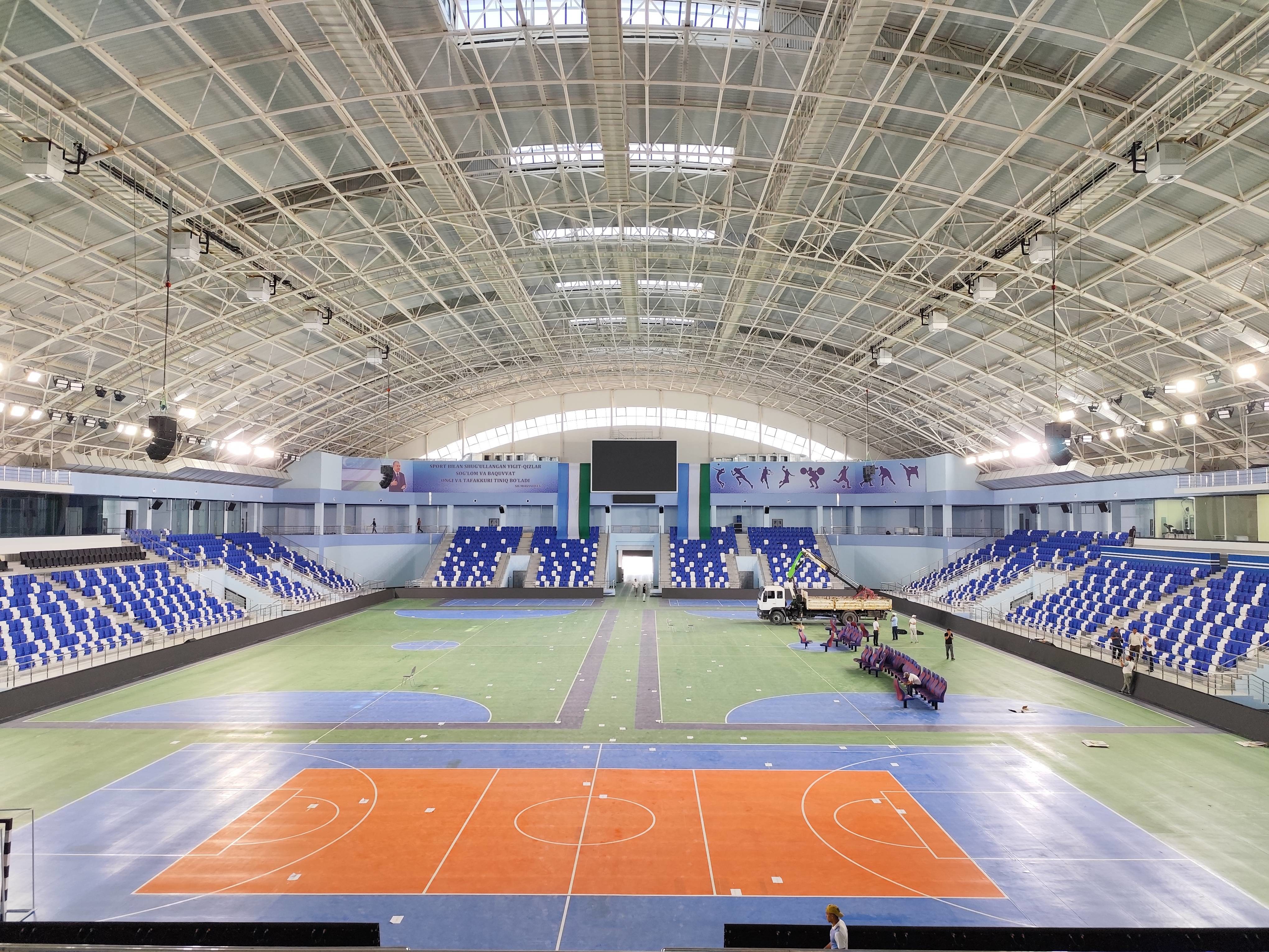 Dernière affaire concernant Cas - Le succès de l'éclairage lors du tournoi de football en salle de la FIFA de futsal à Boukhara, en Ouzbékistan!