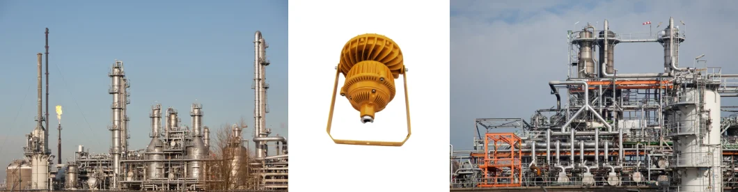 Factory Price Atex Certified 50W 140lm/W 2000K-7000K Zone 1 Zone 2 LNG Gas Station Oil Industry Chemical Plant Explosion Proof Light