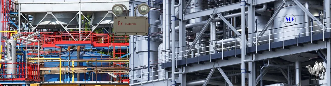 Lumière de secours pour issue de secours 2*5W, antidéflagrante, pour zones industrielles, zones minières, usines chimiques, installations pétrolières et gazières, hôpitaux 7