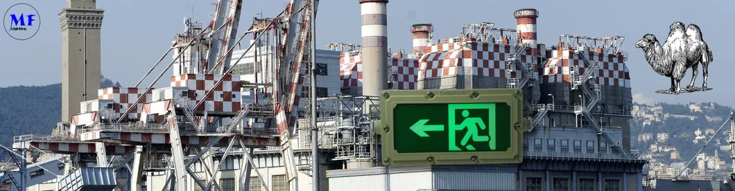 Signe de sortie d'évacuation d'urgence à LED résistant à l'explosion 10