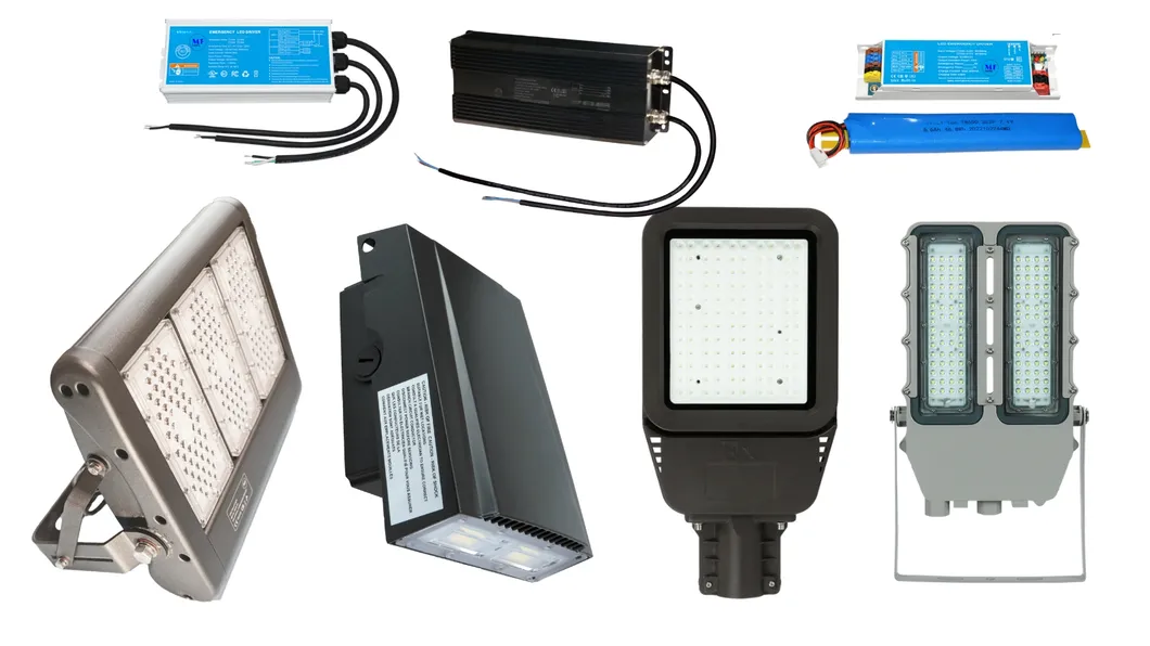 Ballast de secours LED avec autonomie de 3 heures, compatible avec les downlights, les luminaires tri-preuve et les high bays 5