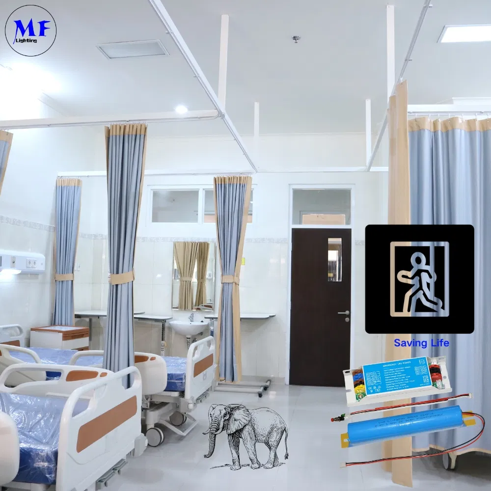 Ballast de secours LED avec autonomie de 3 heures, compatible avec les downlights, les luminaires tri-preuve et les high bays 7