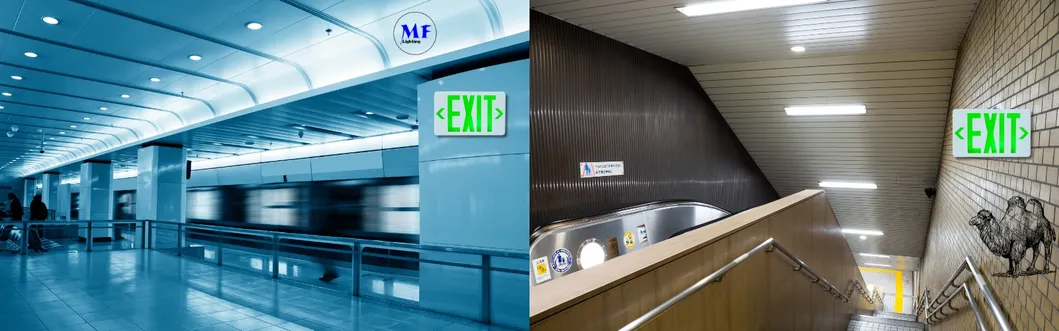 IP43 AC85-265V 3W LED éclairage d'urgence pour les écoles Hôpitaux Métro gares gares centres commerciaux Supermarché Aéroport bureaux usines Hôtels Baseme 0
