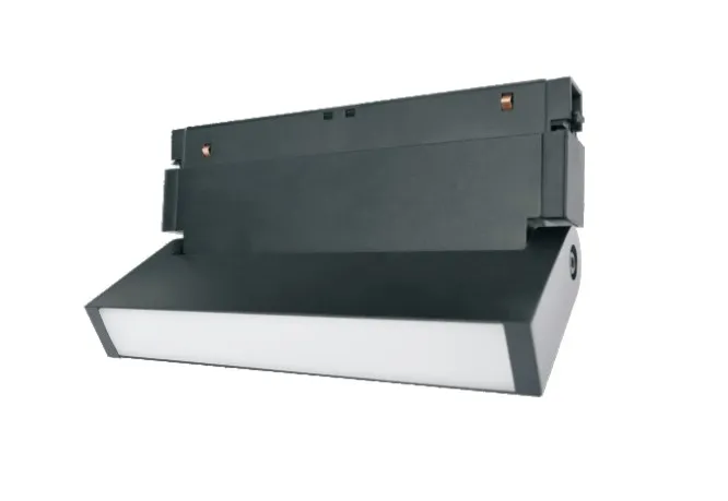 Lumière linéaire magnétique LED mince et fine en aluminium et plastique, forme en L, 30W, magasin, cantine, magasin de boissons, librairie, magasin de vêtements 1