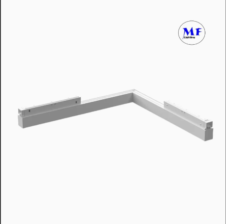Lumière magnétique linéaire Dali Zigbee étanche IP20 LED SMD Plafond mince en forme de L Musée Café Détail commercial magasin de vêtements 12