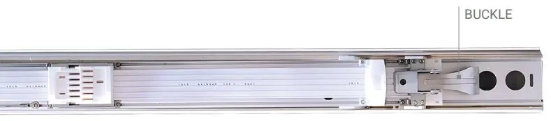 LED Track Lumière linéaire Bleu 2 panneaux Magasin de fruits en plastique Supermarché entrepôt de livres atelier de stockage vélo stockage bureau magasin de tissus 11