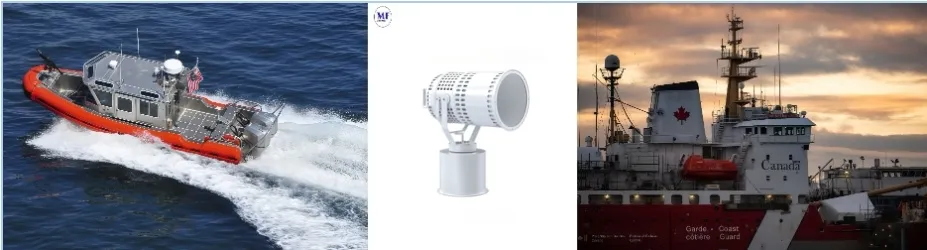 Projecteur de recherche LED maritime de sauvetage, étanche, résistant à la corrosion, IP66, en acier inoxydable, pour le sauvetage en mer, les prisons, les navires de guerre, les navires marins, les expéditions maritimes 1