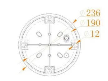 Lumière d'obstruction à l'aviation LED Photocell Die-Casting IP66Télécommunication Plateforme offshore à gaz jaune 10