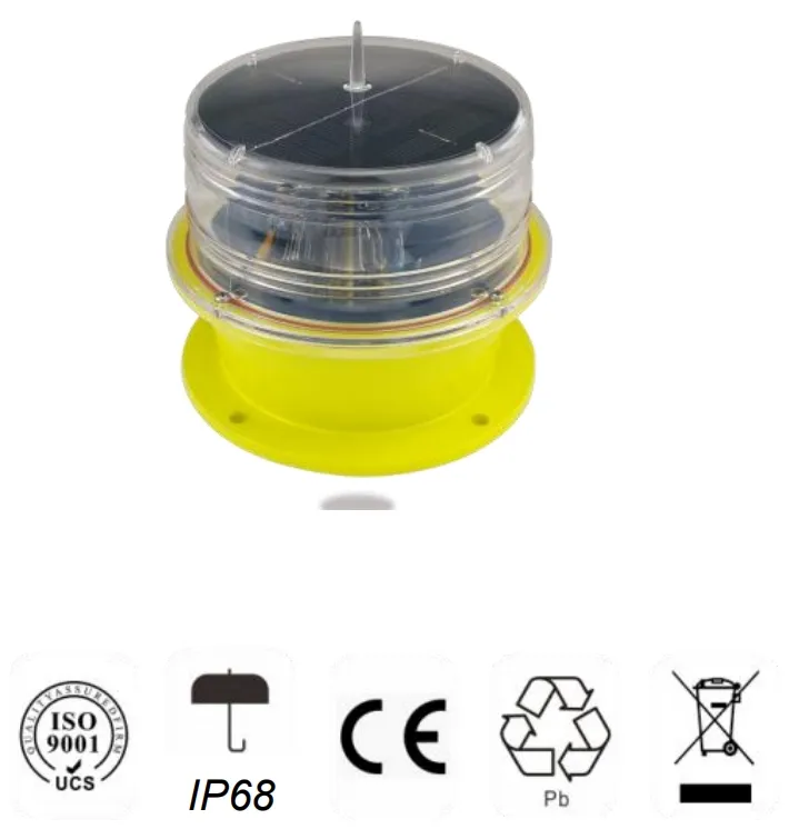Lumière solaire LED de la lanterne marine de la photocellule de coulée sous pression GPS IP68 80m/S Plateforme offshore de turbine éolienne 3