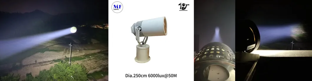 LED Spot Search Light 200W 300W IP66 Anti-corrosion en acier imperméable à l'eau 1000m 3000m Navires de mer Navires de mer Navires de recherche et de sauvetage à distance 15