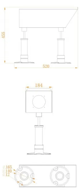 Lumière LED de débordement de l'héliport 4