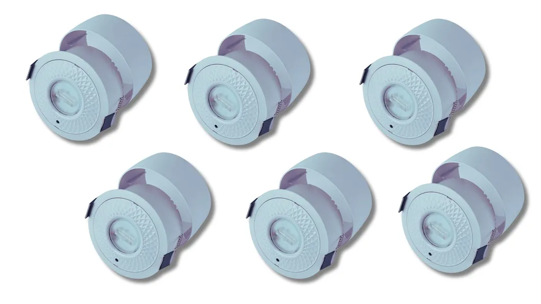 Panneau vers le bas lumière LED panne d'évacuation d'urgence panneau de sortie de lumière IP65 batterie de secours école publique rechargeable hôpital blanc 2