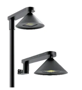 Lampadaire solaire de jardin à LED Alu. Étanche 130lm/W Ik08 IP66 Ra70 Hémisphère Intégré Trottoir Chemin Route Revêtement Mural Cour 2
