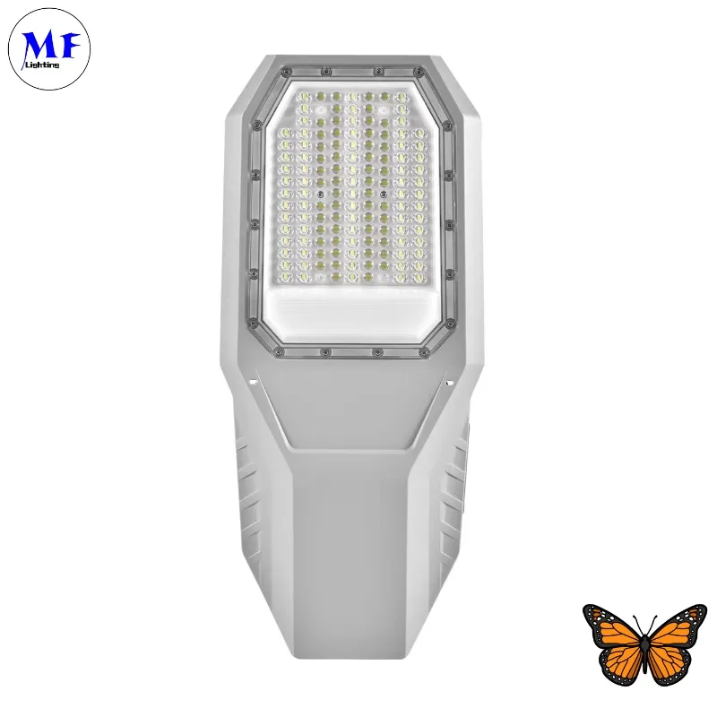Lampadaire solaire de jardin LED en aluminium étanche 200W IP65 IK08 Compact pour parc, sentier, trottoirs, autoroutes 0