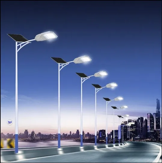 Lampadaire solaire de jardin LED en aluminium étanche 200W IP65 IK08 Compact pour parc, sentier, trottoirs, autoroutes 11