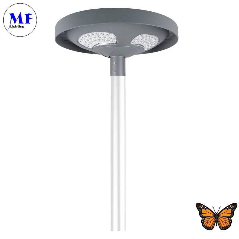 Lampe solaire de jardin LED, murale, étanche 40W IP65 Ik08, parc, chemin, trottoirs, école, cour 0
