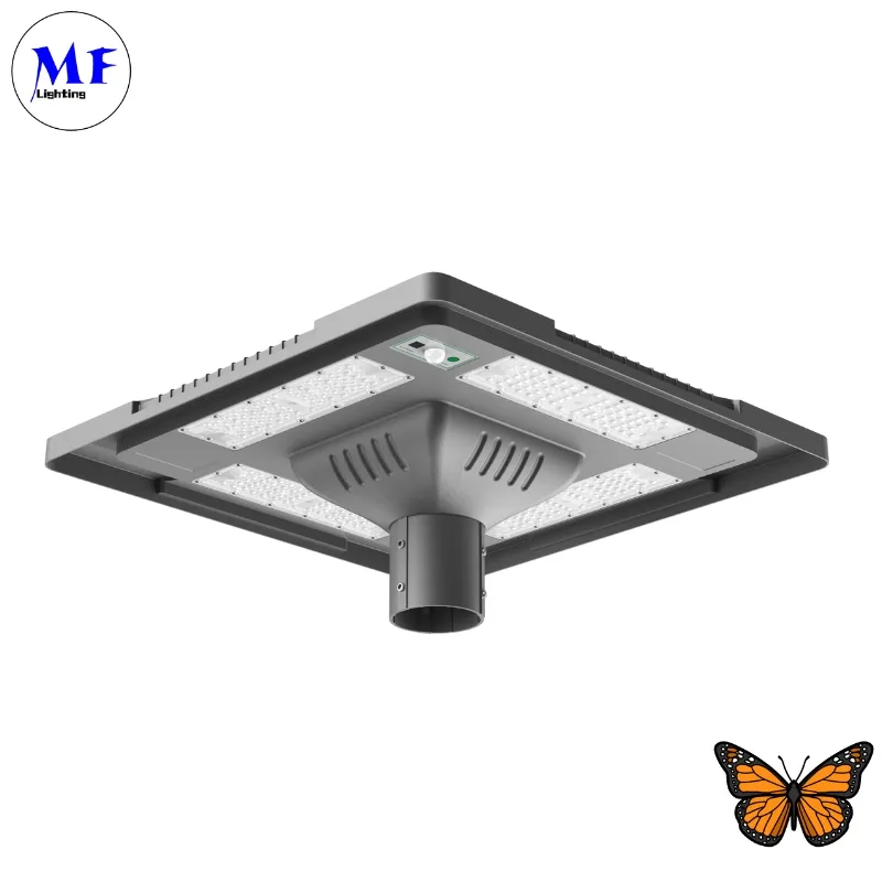 Lampe solaire de jardin LED, murale, étanche 40W IP65 Ik08, parc, chemin, trottoirs, école, cour 2