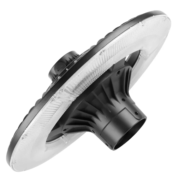 Lampe de jardin LED réglable 150W IP65 Étanche intégrée 130lm/W Ronde Noire Cour Parc Jardin Poteau Sommet 4