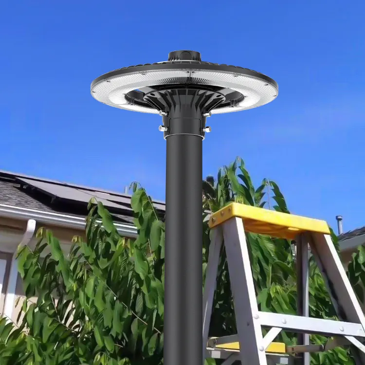 Lampadaire de jardin LED à économie d'énergie, éclairage de zone, 140lm/W, Smart-Tuning 200W pour aire de repos d'autoroute, complexe sportif, promenade au bord de l'eau 14