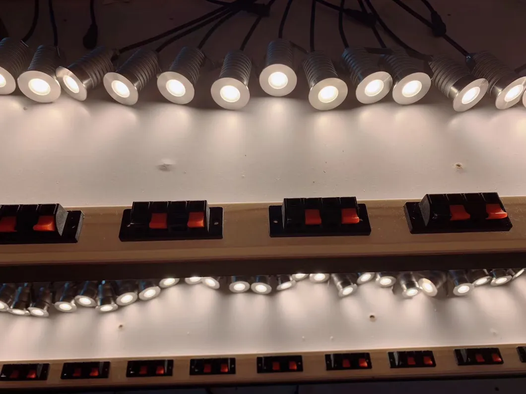 Applique LED Marche IP67 1W Argenté 95lm/W Trottoir Chemin Route Jardin Allée Escalier 2