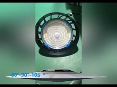 Lumières élevées industrielles IP65 100W - 200W de baie de Zoomable LED