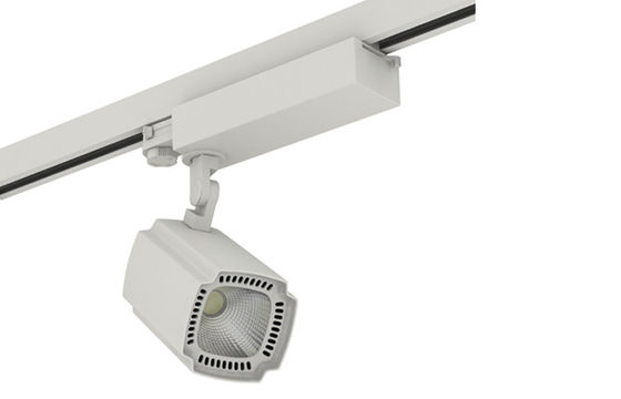 35 Watt 4 Wire Rail 16A Led Tracking Lights 5000k Matt White Black