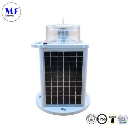 Solar Power LED Aviation Light Type B With Red Green Yellow White Blue Flashing Navigation Marine Sea Boat Warning