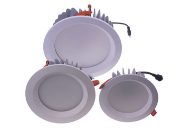 40W LED Ceiling Lighting With Milky Cover , 8 Inch Ip65 Led Downlights Outdoor