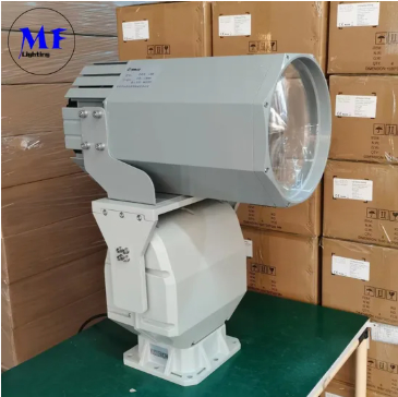 LED Spot Search Light 200W 300W IP66 Waterproof Steel Anti-Corrosion 1000m 3000m Sea Ship Vessel Boat Remote Searching Rescue Searchlight