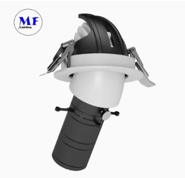 LED Shapeable Track Logo Gobo Projector Light UV ND Zoomable Extended IP65 Ra97+ Contour Exhibition Center