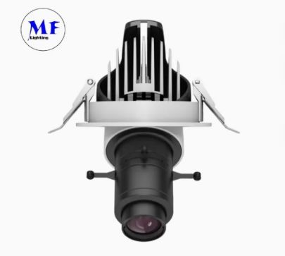 LED Shapeable Track Logo Gobo Projector Light UV ND Zoomable Extended IP65 Ra97+ Contour Exhibition Center
