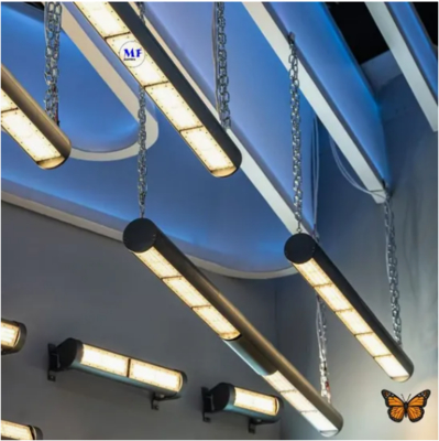 LED Garden Light Waterproof 250W 300W IP66 Ik10 Workshop Retail Parking Lot Shop Ceiling Pendent Storage Warehouse Flood Highbay