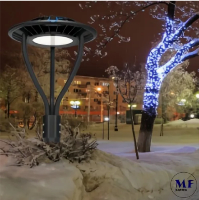 LED Garden Light Ajustable Anti-Moisture IP65 150W Waterproof 140lm/W Black Fairy Lawn Courtyard  Post Top