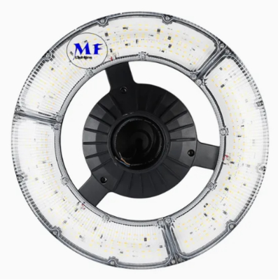 LED Garden Light Ajustable 150W IP65 Built-in Waterproof 130lm/W Round Black Courtyard Park Yard Post Top