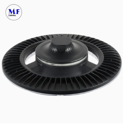 LED Garden Light Ajustable 150W IP65 Built-in Waterproof 130lm/W Round Black Courtyard Park Yard Post Top