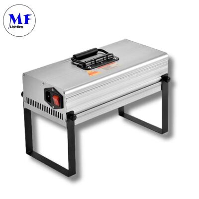 High-Speed Dual Fan IP43 365/395nm Dual Wavelength 3s Curing 60W Die-Cast Aluminium LED UV Curing Lamp for Paint Printing Nails Automotive