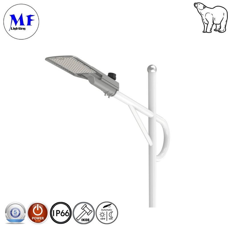 Photocell Sensor Garden Light LED Street Light 240W 100W 50W Pole IP66 Ik08 Waterproof Road Sidewalks Parking Light