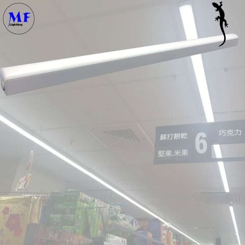 2FT 60cm LED Tri-Proof Linear Light 5 Years Warranty IP40 Indoor Use 20W 5000K for Workshop, Shopping Mall