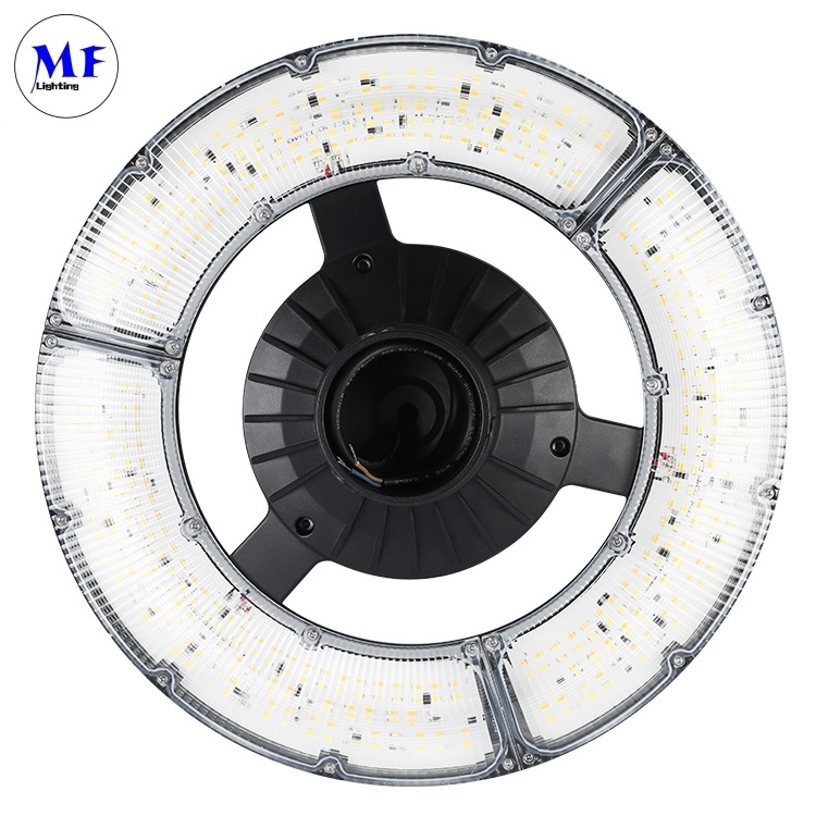 Energy-Saving LED Garden Post Light Pole Area Light 140lm/W Smart-Tuning 200W for Highway Rest Area Sports Complex Waterfront Promenade