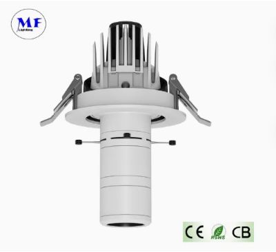 Projecteur LED Gobo avec Logo sur piste modelable, lumière UV et Zoomable étendu IP65 Ra97 + Contour, centre d'exposition