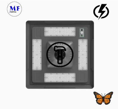 Lampe solaire de jardin LED, murale, étanche 40W IP65 Ik08, parc, chemin, trottoirs, école, cour