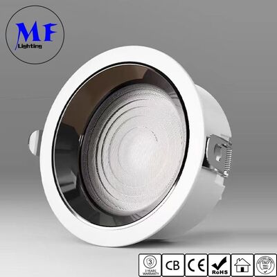 10 pouces / 12 pouces éclairage LED en retrait haute puissance 70W 100W anti-éblouissement réglable plafond vers le bas lumière large angle de faisceau 120°