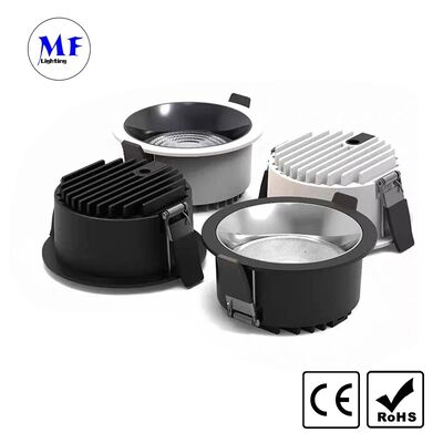 Prix d'usine Lumière arrière LED en retrait UGR<19 Anti-éblouissement Office réglable CCT Dimmable DALI Tuya Zigbee Lumière de plafond en aluminium moulé sous pression IP20 Ra90+