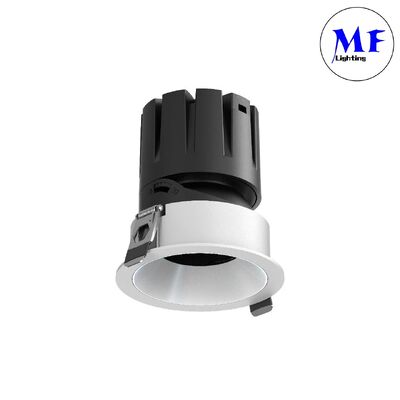 Contrôle intelligent 0-10V Dali Dip CCT Puissance réglable Dimming Dimming 7W 10W 12W 15W 25W Éclairage intérieur Hôtel reculé Aluminium haute luminosité lumineuse lumineuse LED